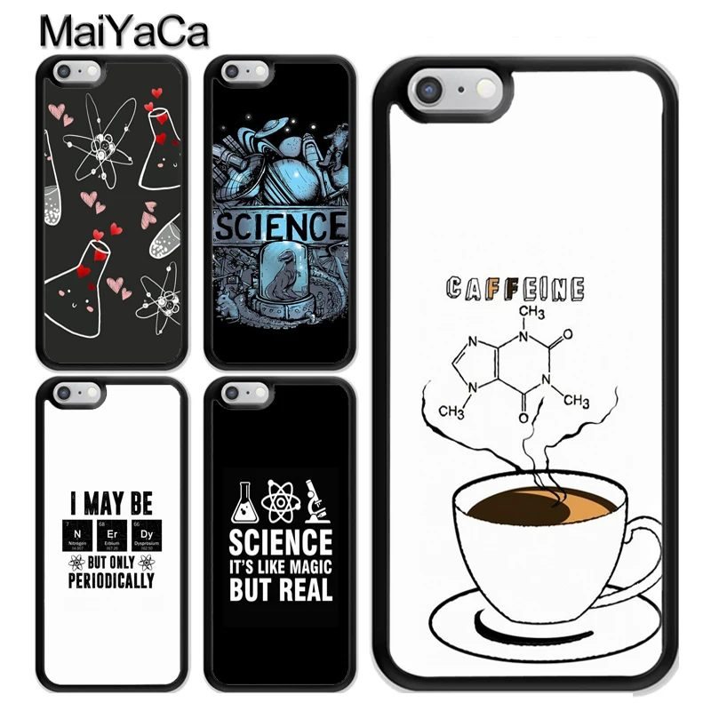 Mokslo Chemijos Kofeino Atveju iPhone, 12 Mini Pro 11 MAX X XR XS MAX SE 2020 6S 7 8 Plius 5s Dangtis