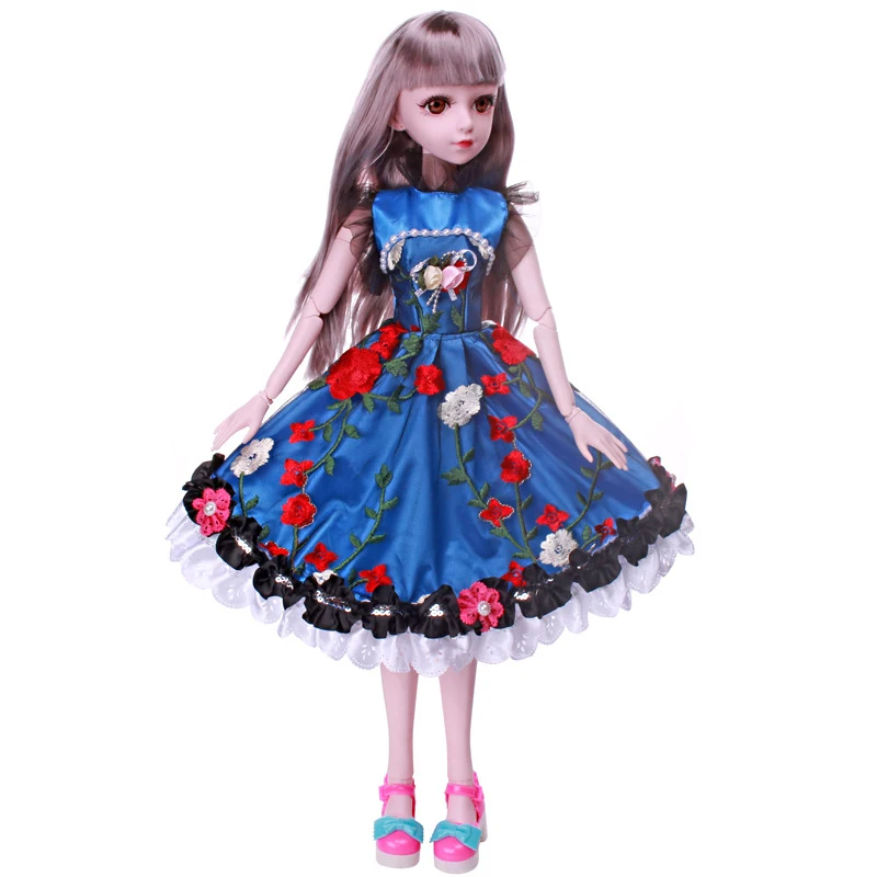 Suknelė 60cm BJD Doll Princesė Sijonas Rankovių Sijonas Nėrinių Šalis Suknelė Drabužių 1/3 Lėlės Drabužiai, Apranga, Aksesuarai
