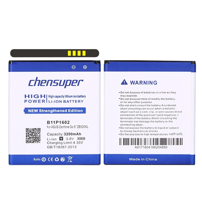 Chensuper 3200mAh Baterija B11P1602 už ASUS Zenfone Eiti 5