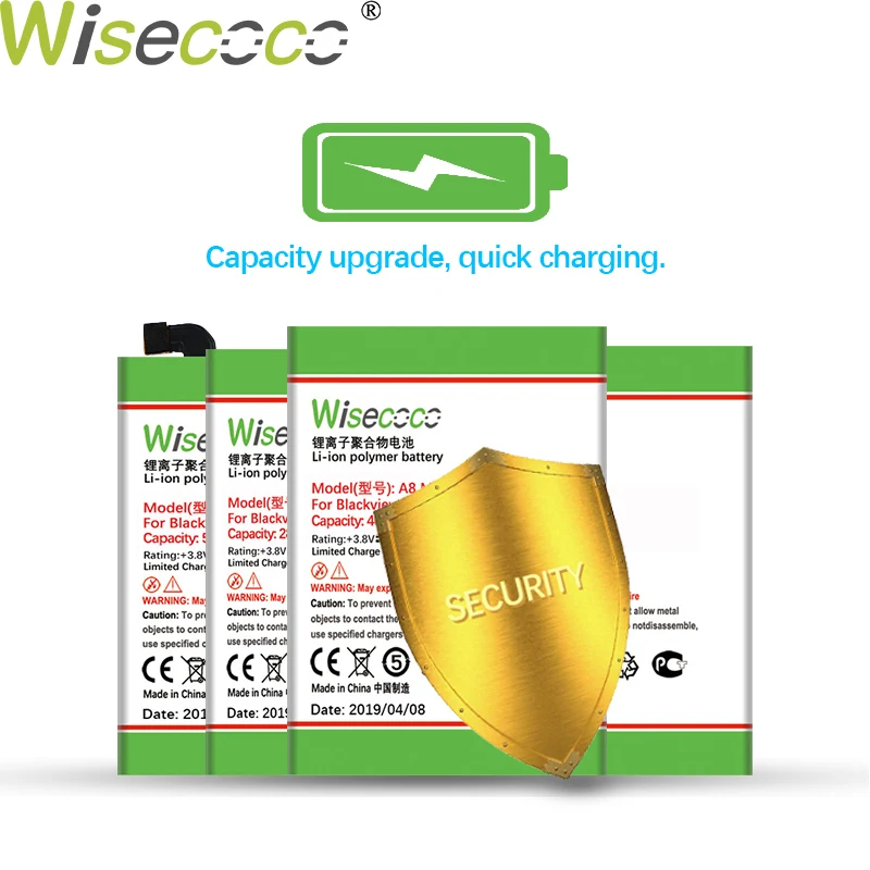 WISECOCO 7150mAh Baterija Blackview BV9000/ BV9000 Pro Telefonu Naujausias Gamybos Aukštos Kokybės Baterija Su Sekimo Numerį