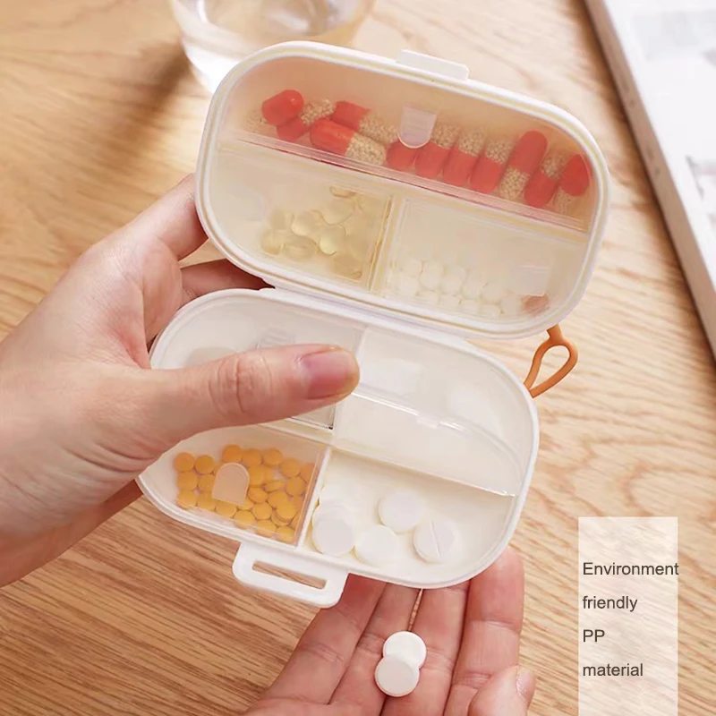 Nešiojamų Medicina Tablečių Dėžutė 7Grid Tabletes Organizatorius Savaitės 7 Dieną Plastiko Medicina Atveju Daugiafunkcį Kelionės Papuošalai Tablečių Laikymo Dėžutė