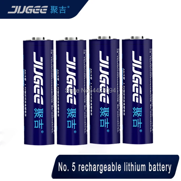 2019 naujas JUGEE 1,5 v 3000mWh AA Li-polimero ličio baterija Naujausias technologijas atnaujinti