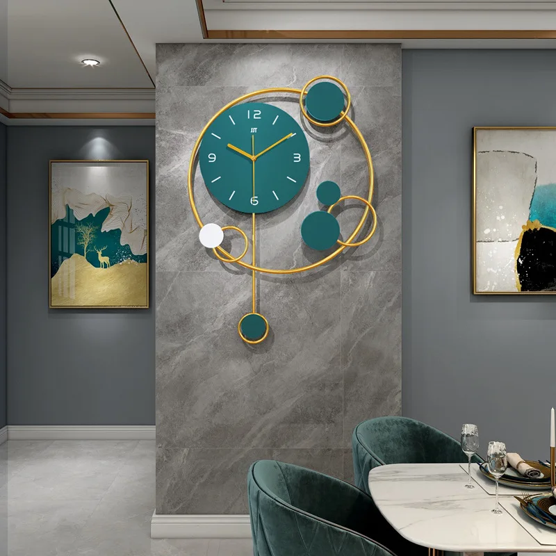 Dekoratyvinių laikrodis sieninis laikrodis kambarį Šiaurės prabangus modernaus minimalistinio asmenybės kūrybos mados namų laikrodis, sieninis laikrodis