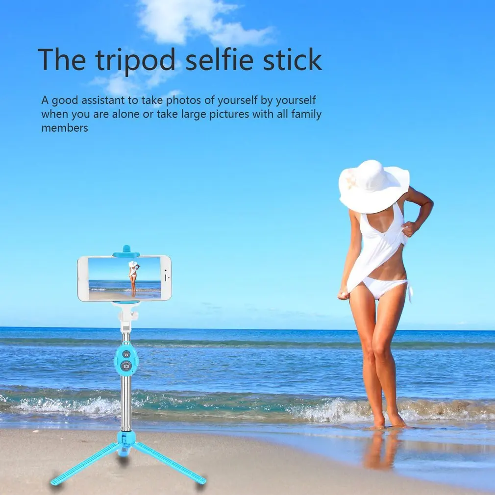 Belaidžio BT 4.0 Selfie Stick Nuotolinio Užrakto Nešiojamą Telefoną Selfie Stick Monopodzie Trikojo Laikiklis, skirtas 