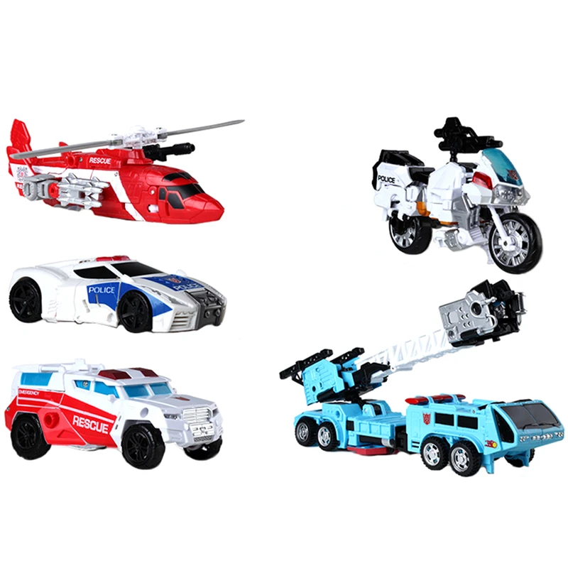 HZX HaiZhiXing A101 A102 A103 A104 A105 5in1 Devastator G1 Pertvarkos Veiksmų Skaičius, Žaislų Modelis Deformacijos Automobilių Robotas Figma