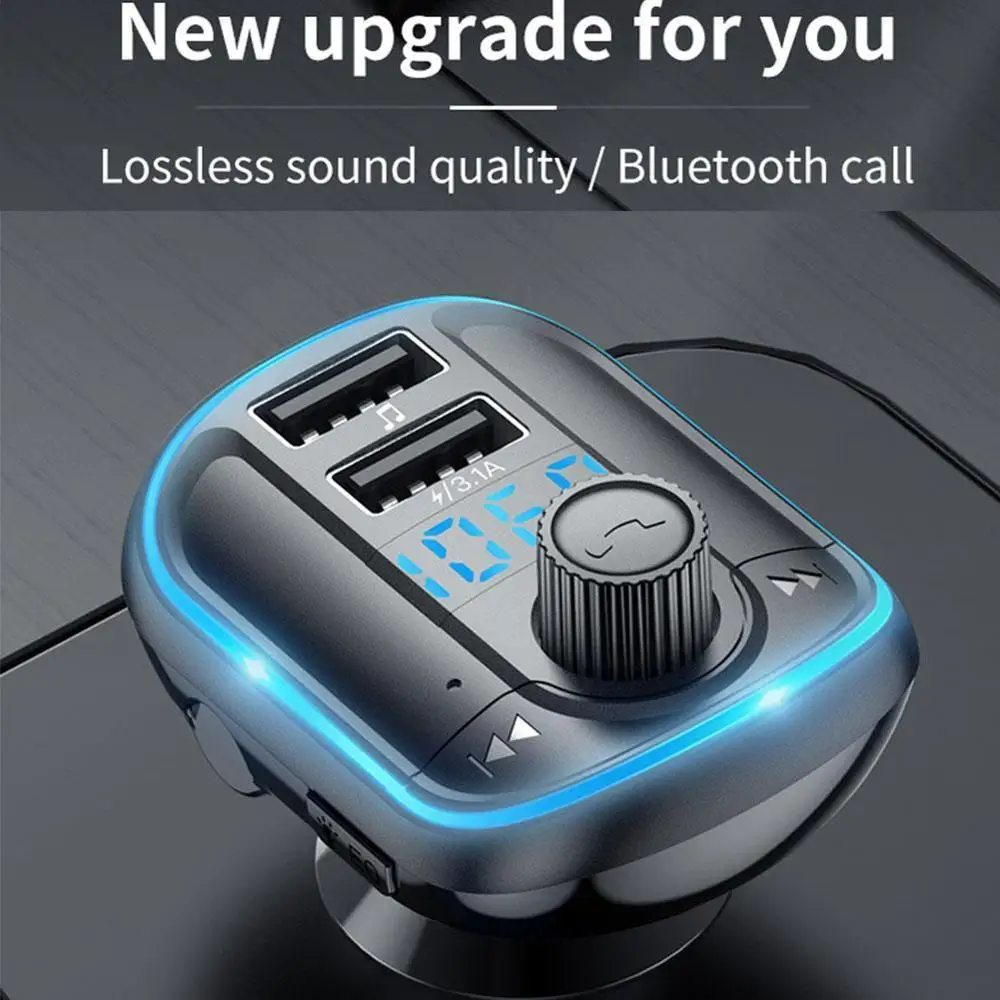 Automobilių MP3 Grotuvas, FM Siųstuvas Bluetooth 