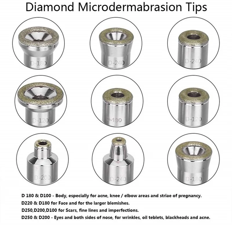 3 1. Diamond Dermabrasion Mikrodermabrazija Mašina giminės Priežiūros Atjauninimo Prietaisas, skirtas Raukšlių Šalinimas, Veido Grožio