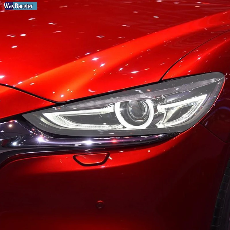 2 Vnt Automobilių Žibintų Apsauginės Plėvelės Žibintų Restauravimas Skaidri Juoda TPU Įklija, Mazda 6 2019 2020 Atenza Priedai