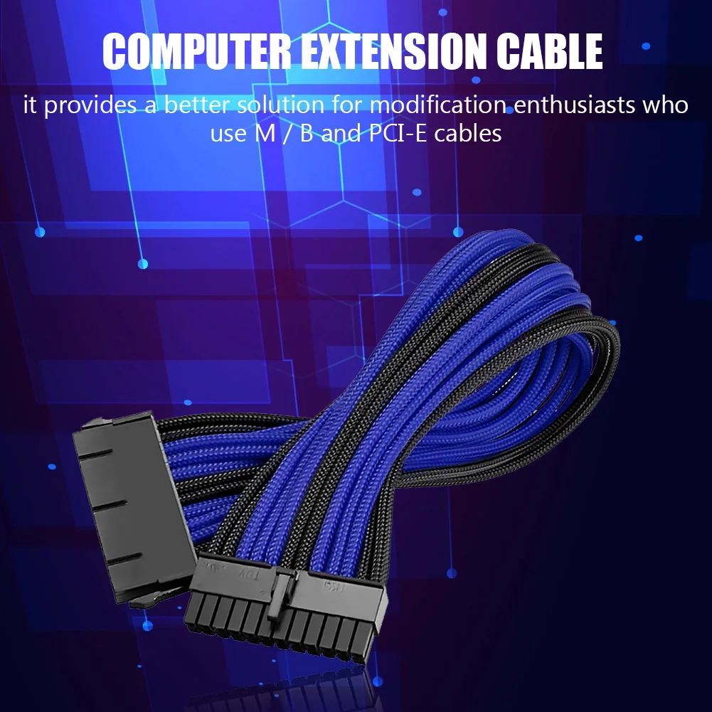 30cm 18AWG ATX/PCI-E Išplėtimo Cable Kit ATX 24Pin/EPS 4+4Pin/PCI-E 8Pin/PCI-E 6Pin Extender Laido psu kabeliai