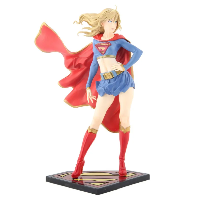 DC Comics Bishoujo Statula Supergirl Veiksmų Skaičius, Grįžta Pilnas Žaislų 21cm