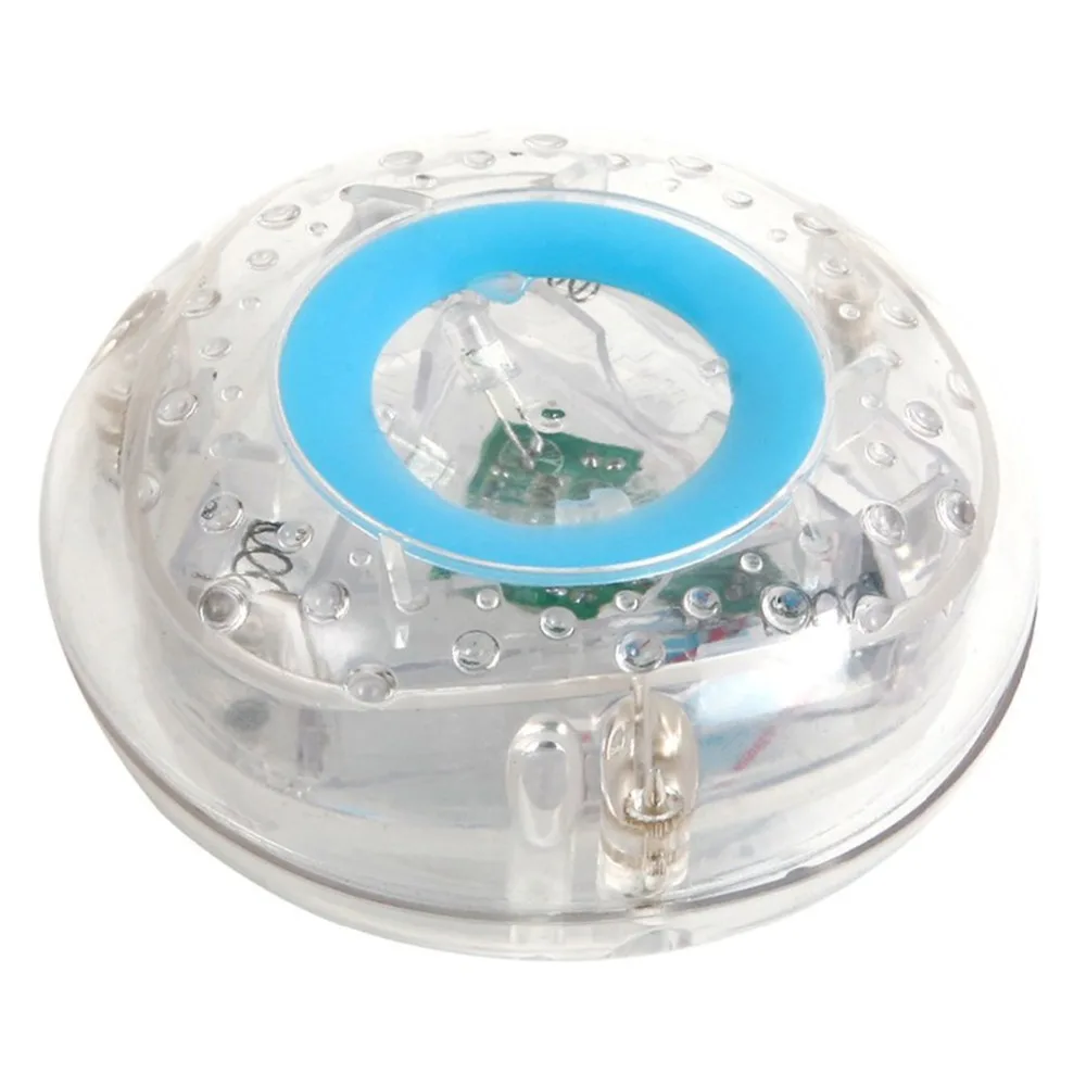 1pcs Vaikų Vonios kambarys Spalvinga LED Šviesos Žaislas Vandeniui Į Vonia Plaukti Šviesos Šou Vonia Įdomus Laiko Kūdikių Vonios Žaislai Vaikams, Vandens Žaislai