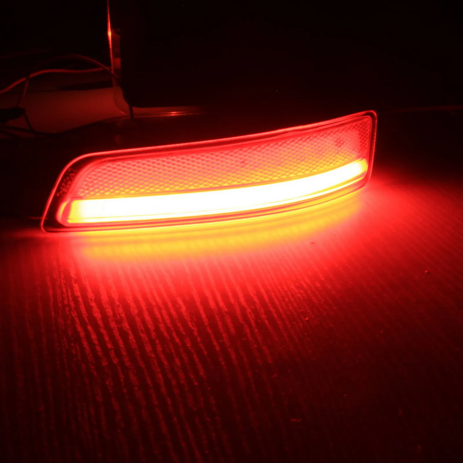 ANGRONG 2x Raudonos spalvos Galinio Bamperio Atšvaito LED Stabdymo Stabdžių Šviesos, Lexus ES GS 250 350 300h 450h 2012+ Toyota Corolla