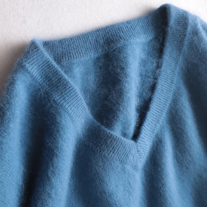 2020 mados vyrų drabužiai mens Mink Kašmyro megztinis megztinis megztinis V-kaklo vyras korėjos žiemos megzti šiltas, storos vilnos