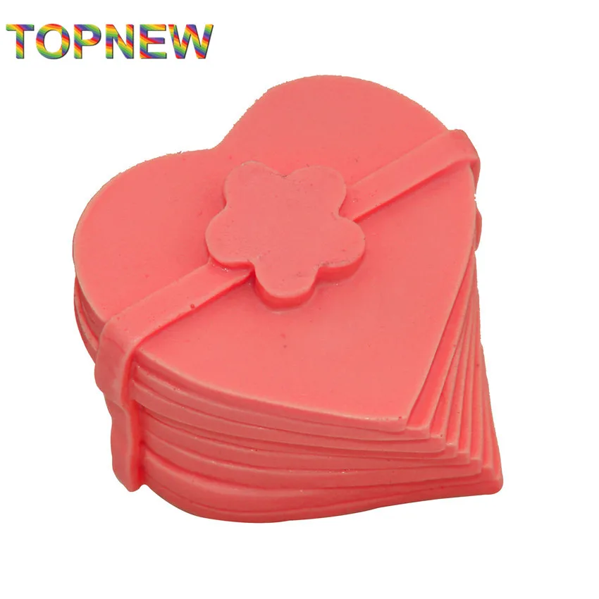 Karšta! Mielas Kawaii 3D Širdies Formos, skirti Minkštas Cukraus Jello Želė Ledo Muilo Non-Stick Tortas Dekoravimo Įrankiai, Silikoninės Formos C1668