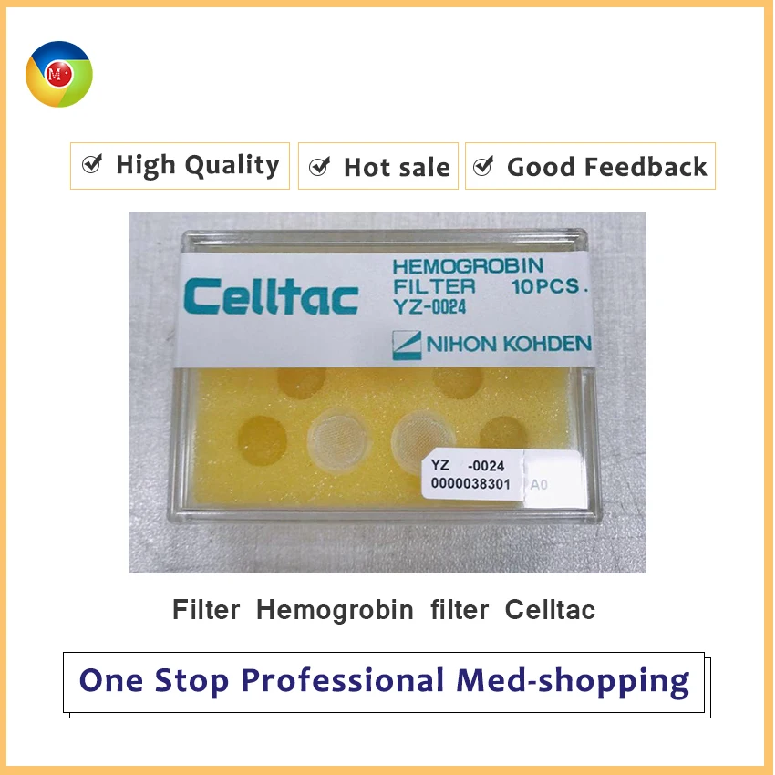 NIHON KOHDEN MEK-6318 Hematologijos analizatorius Filtras Hemogrobin filtras Celltac YZ-0024