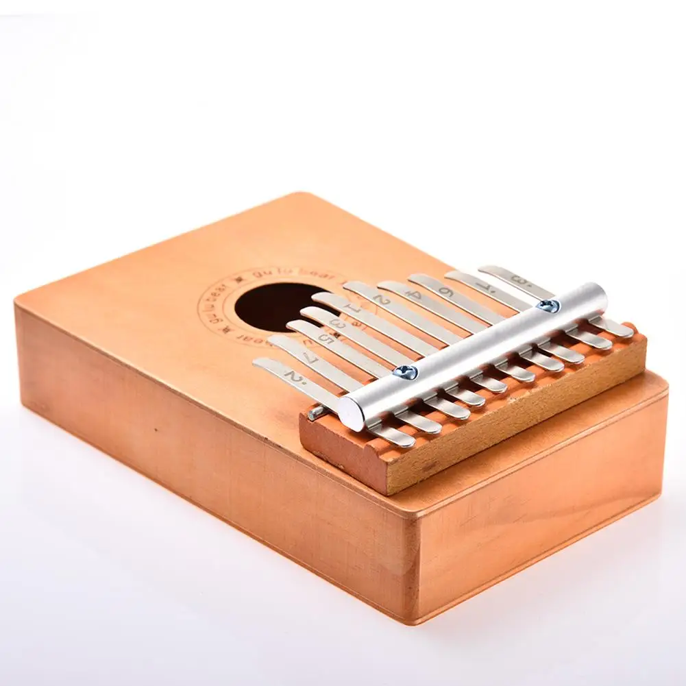 10 Klavišą Pirštu Kalimba Tradicinių Afrikos Melstis Medienos Piršto Kalimba Nykščio Fortepijonas Kišenės Dydžio Klaviatūra Muzikos Instrumentas