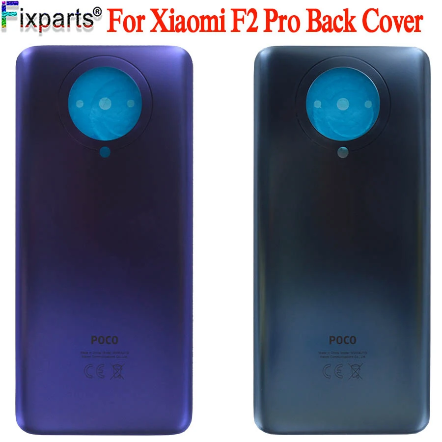 Už Xiaomi Poco F2 Pro Galinį Baterija Stiklo Dangtis Galinis Būsto Duris Atveju Poco F2 Pro Akumuliatoriaus Dangtelį Pocophone Atsarginės Dalys