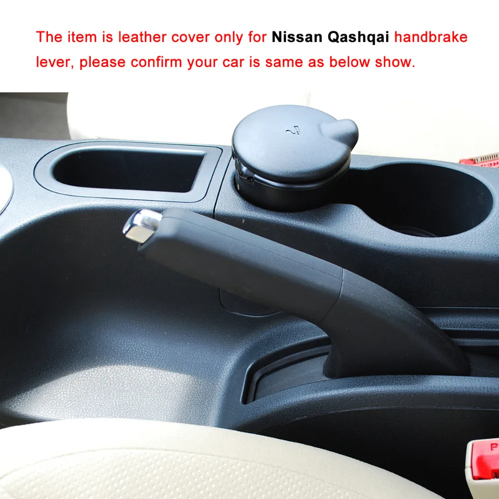 PONSNY Automobilio rankinis Stabdis Apima Atveju Nissan Qashqai Originali Odinė rankinio stabdžio Rankenos Padengti