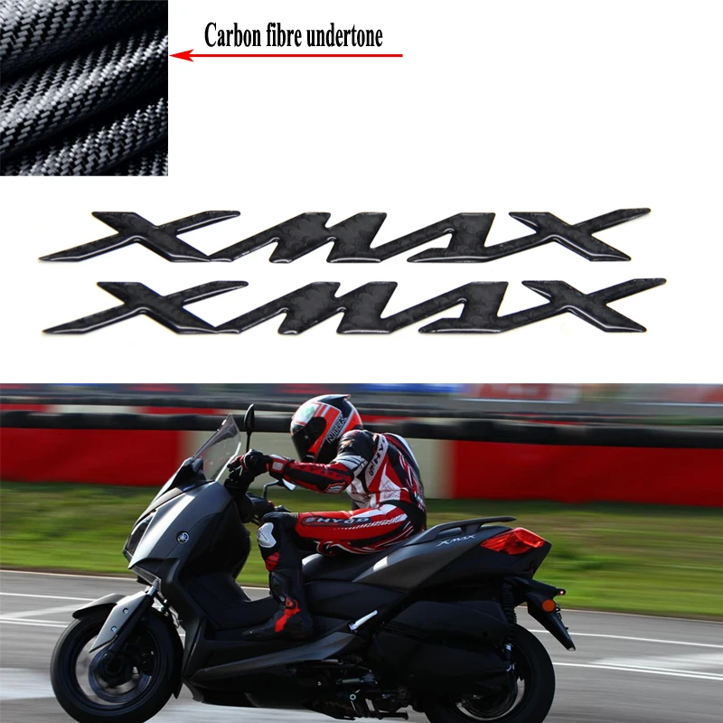Motociklo 3D Mark Lipdukai Anglies pluošto epoksidinių Už Yamaha X-MAX Lipduko Už Yamaha XMAX X MAX 125 250 300