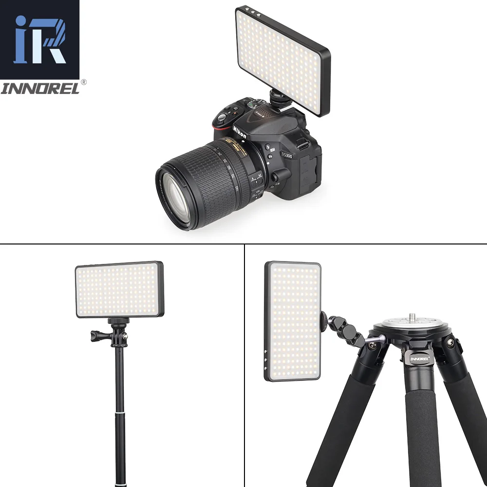 RL03 LED Vaizdo Šviesos Vlog Pritemdomi Fotografijos Apšvietimo Lempos Canon Nikon 