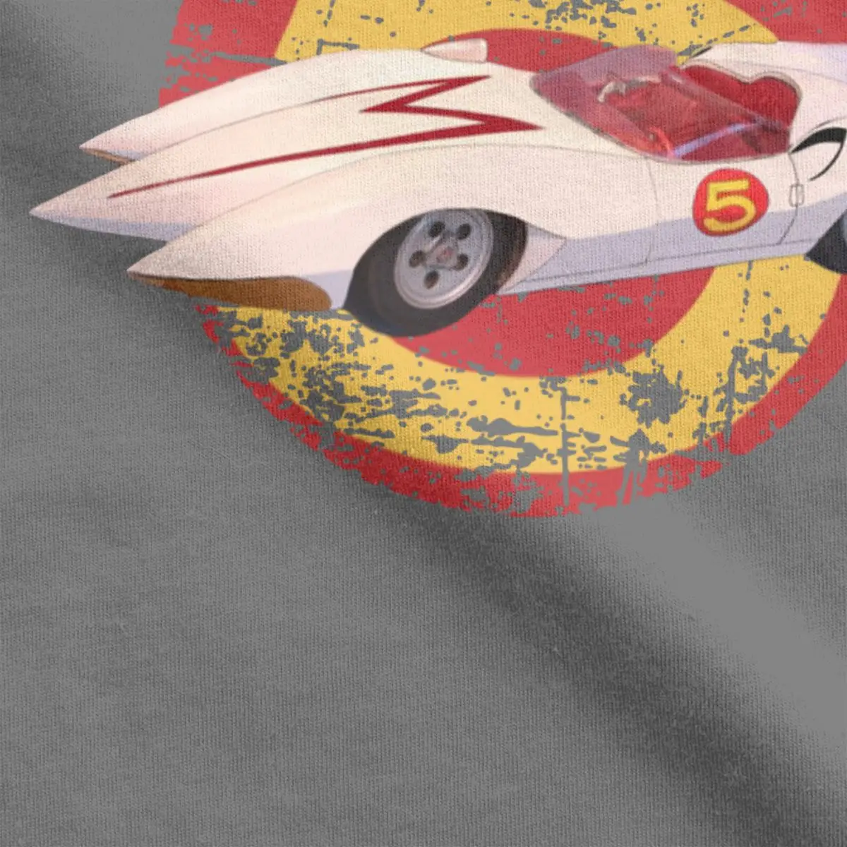 Mach 5 Nelaimę T Marškinėliai vyriški Grynos Medvilnės Suvenyrinius Marškinėlius Speed Racer Anime Tee Marškinėliai trumpomis Rankovėmis Drabužius Spausdinti