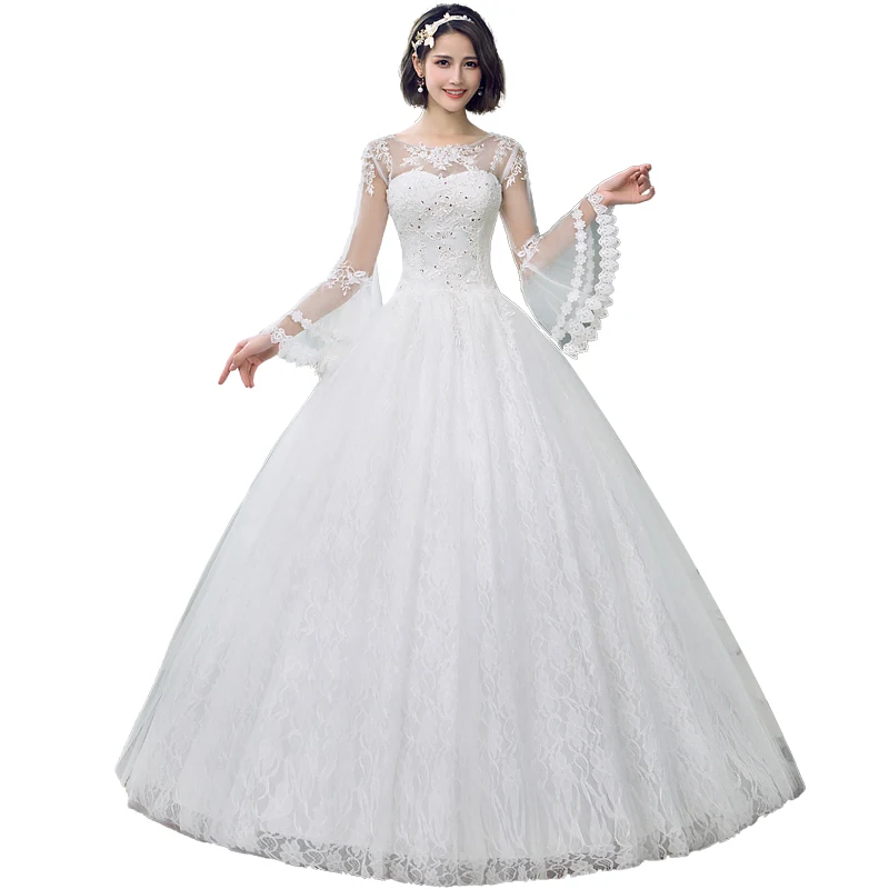 2021 Nauja Vestuvinė Suknelė, Aišku, Atsargų Dydis 6 10 Konstrukcijos Pasirinkimas