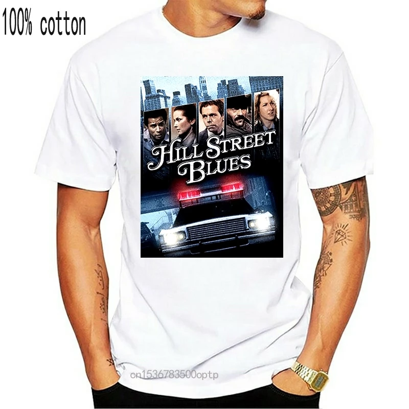 Hill Street Blues V3 T Shirt Juoda Visų Dydžių S 4Xl