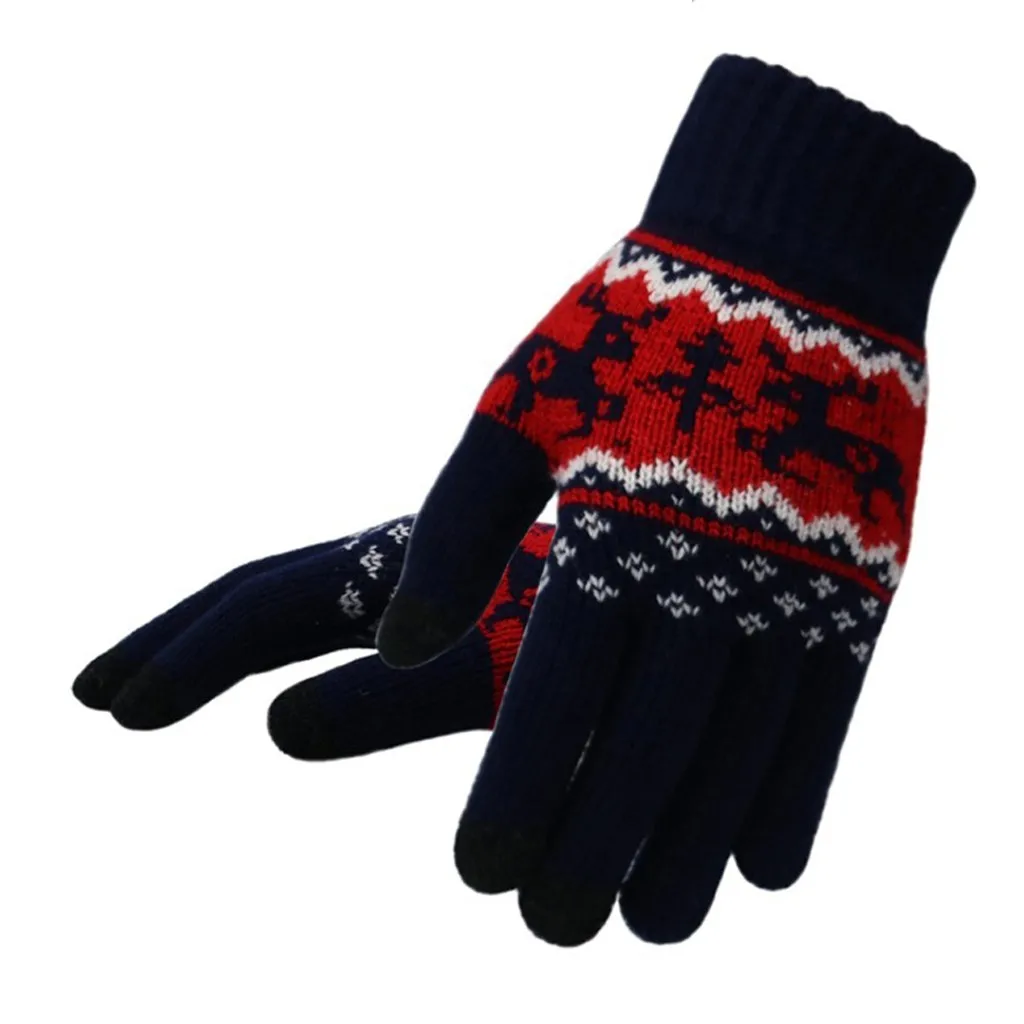 Kalėdų Extra-šiltu Vilnos Žiemos Pirštines Kalėdų Žiemą Šiltas Pirštines, Skirtas Moterų ir Vyrų Gimnastikos Pirštinės Handschoenen Guantes 2021