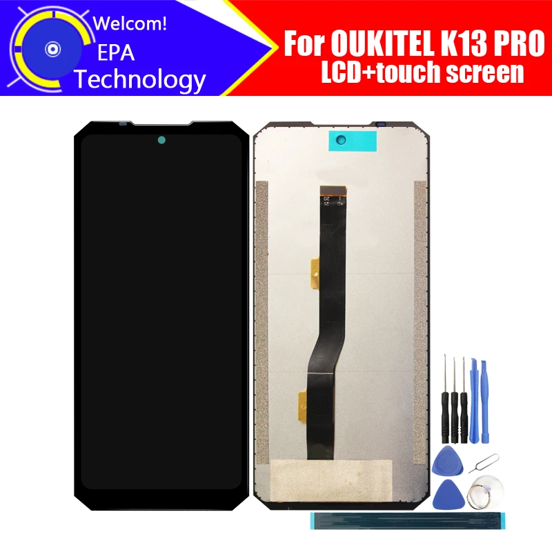 OUKITEL K13 PRO LCD Ekranas+Touch Ekranas skaitmeninis keitiklis Asamblėjos Originalus Naujas LCD+Touch skaitmeninis keitiklis skirtas K13 PRO+atsarginės dalys