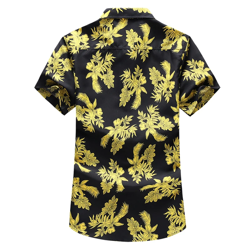 17 spalva Vasaros Paplūdimio Havajų Vyrai Trumpas Rankovės Marškinėliai gėlių Spausdinti Marškinėliai Atostogų Šalis Camisa Hawaiana Prekės marškiniai 6XL 7XL