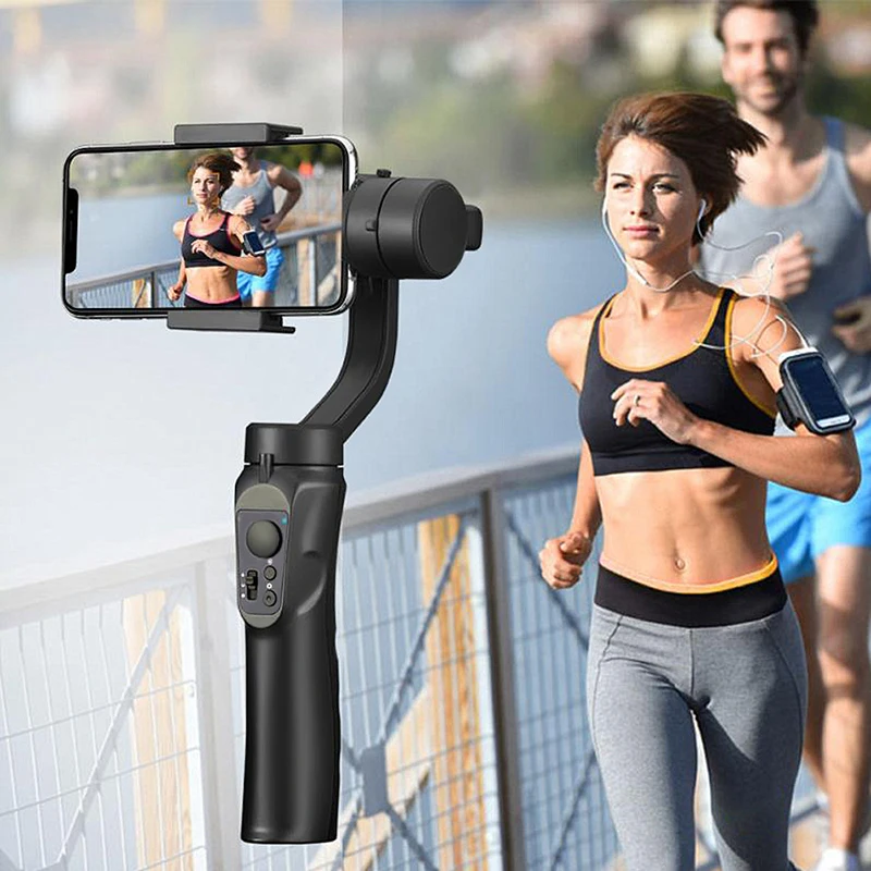 3-Ašis Nešiojamą Gimbal Stabilizatorius Universalus Išmaniųjų Telefonų Selfie Stick Trikojo 