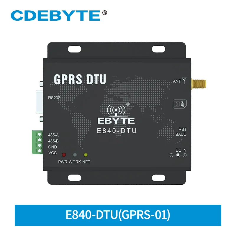 Ebyte E840-DTU(GPRS-01) GPRS RS232 RS485 Serial Port Server Di Modemą, TCP, UDP Komandų Skaidrus Transiveris DTU