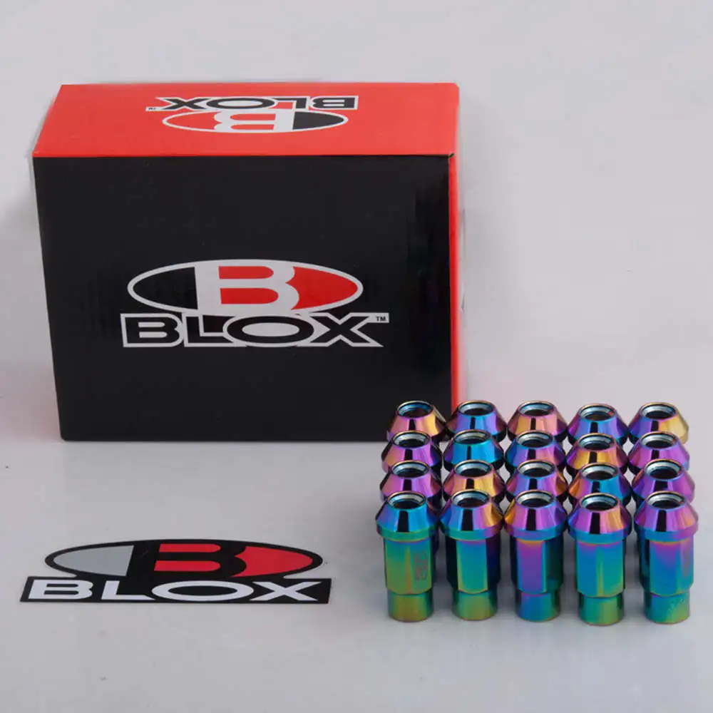 Blox Lenktynių Kaltiniai 7075 Aliuminio Rankena Riešutai M12x1.25 / M12x1.5 L : 50mm (20PCS/Set) TK-BLOX750