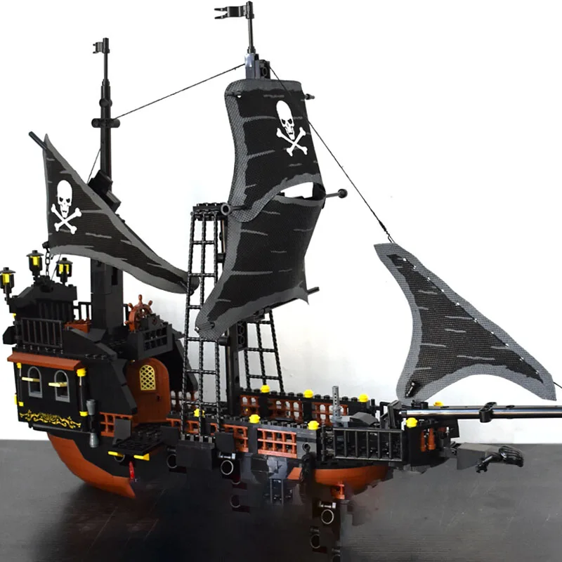 Naujas Black Pearl Piratų Laivas Uosto Serijos 