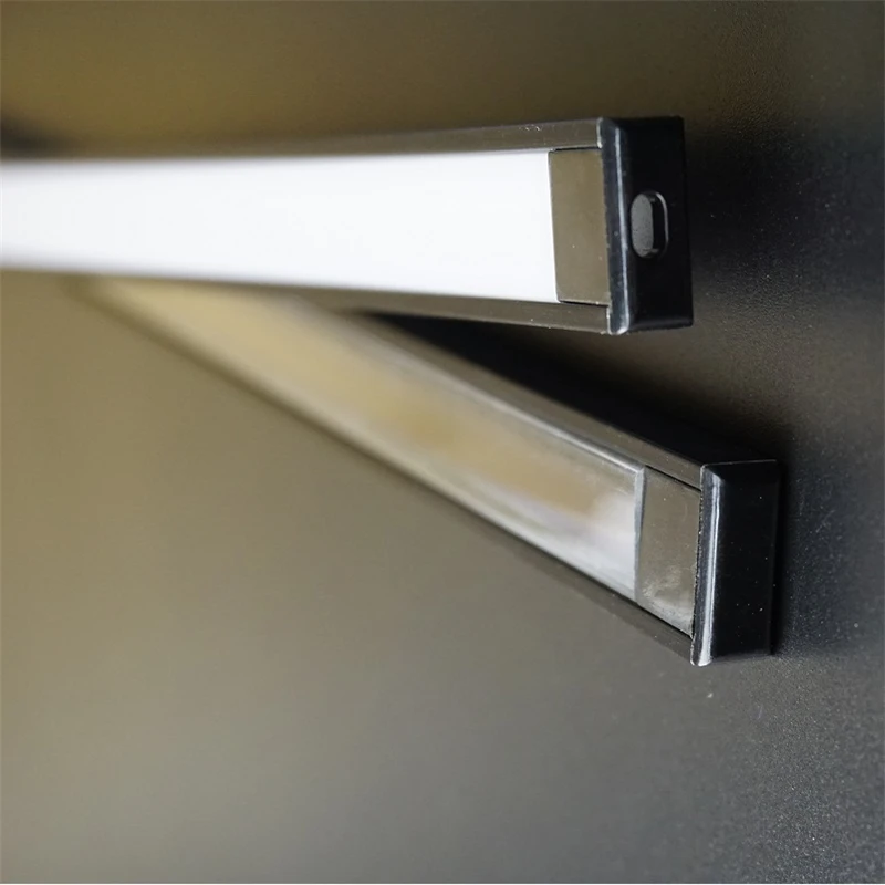 5-30pcs/daug ,1m anoduoto juodo aliuminio profilis led juostelės,pieniškas/skaidrus dangtelis 12mm 12/24V juostelės ,slim LED juostelė šviesos