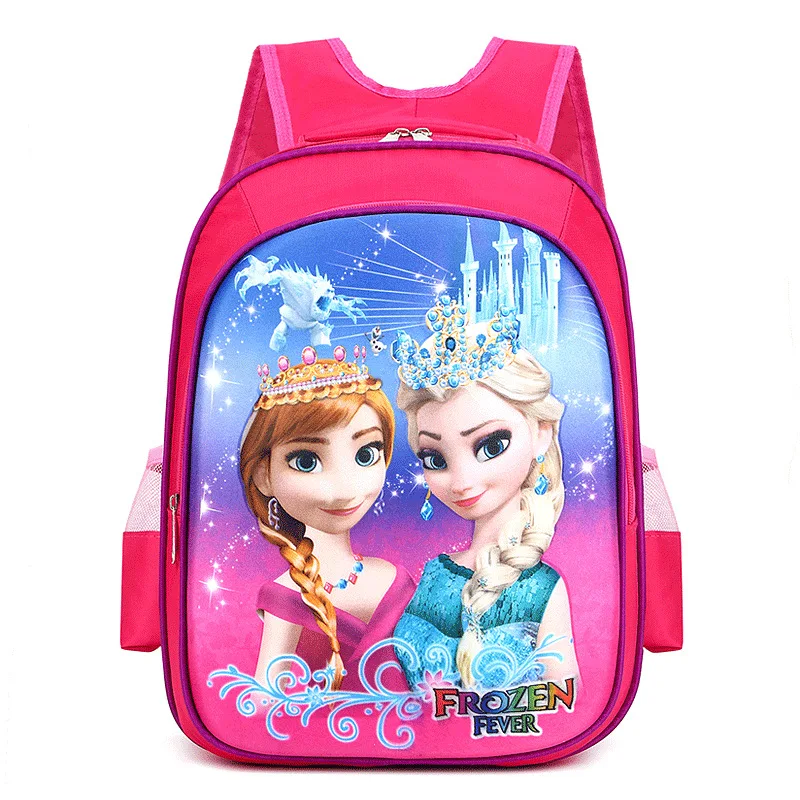 Disney princesė pradinukų kuprinės berniukas mergaitė Užšaldyti Elsa mokyklos maišelį, rankinę dovanų kuprinė vaikams pečių maišą žmogus-Voras