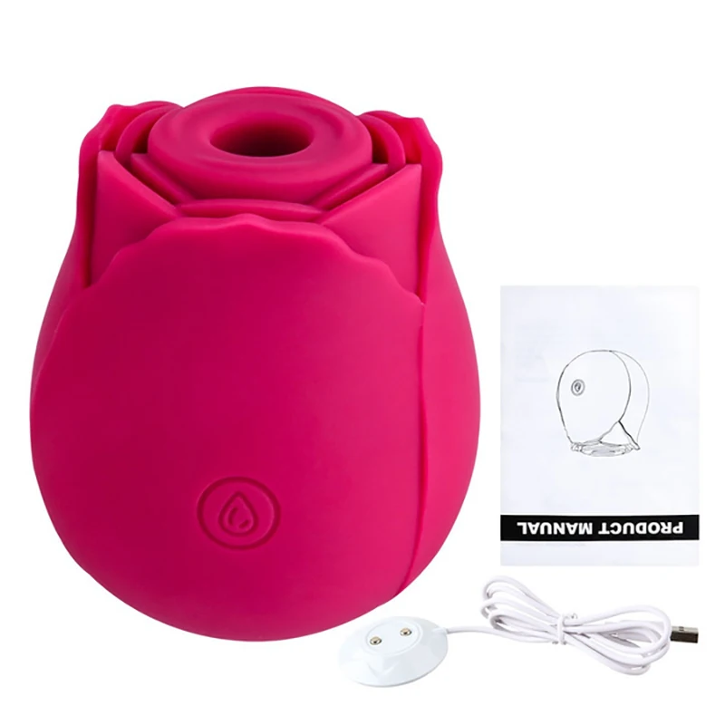 Klitorio Čiulpti Rose Vibator Žaislas 10 Dažnio G-Spot Rose Siurbimo Clit Stimuliatorius Makšties Pūlingas Massager Sekso Žaislai Moterims