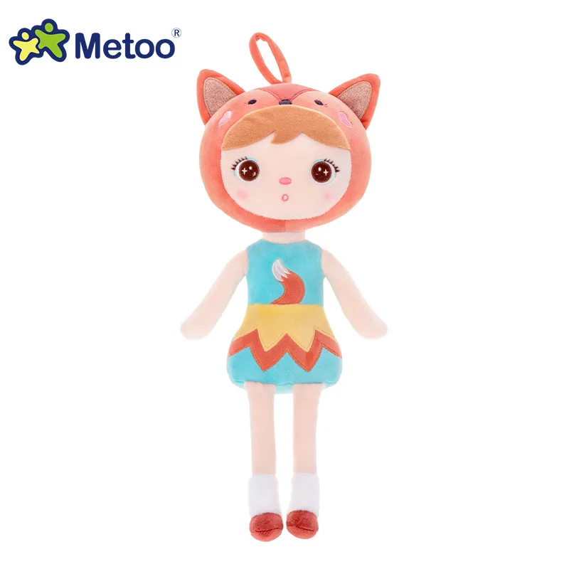 Naujausias 48CM Pliušinis Metoo Lėlės, Minkšti Kimštiniai Vienaragis Keppel Vaikus Mergina Lėlės Vaikams Žaislas Fox Mielas Kitty Ornamentais Žaislai Mergaitėms