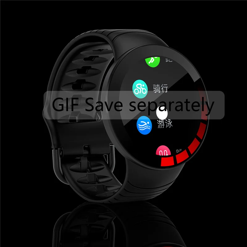 Smart Žiūrėti E3 vyrų Vandeniui IP68 Oras ekranas Smartwatch Sporto Stebėti Širdies ritmą, kraujo spaudimą, kraujo deguonies sveikatos tracker