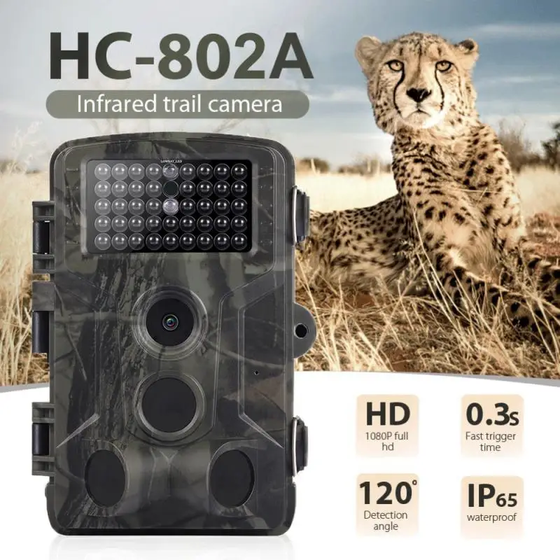 HC801A Medžioklės Camera 16MP Takas Kamera, Naktinio Matymo Miško Vandeniui Laukinės gamtos Kameros Foto Spąstus Kamera Chasse Versija 5647