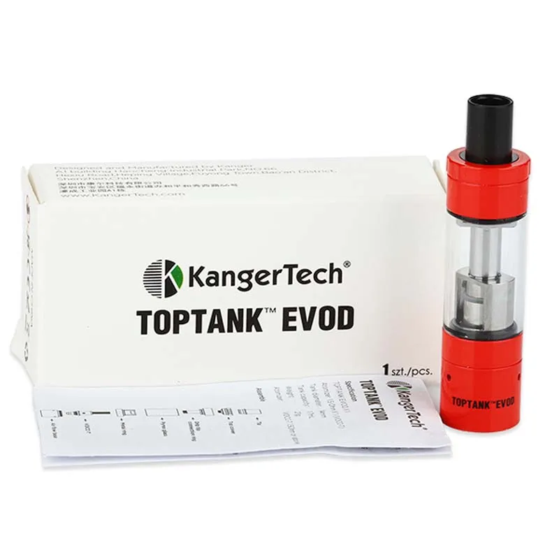 Originalus Kangertech Toptank EVOD Clearomizer Purkštukai Vape 1.7 ml Kanger Bakas E-cigs tinka VOCC-T galvą/VOCC Ritė/Modernizuotos, Dual Coil