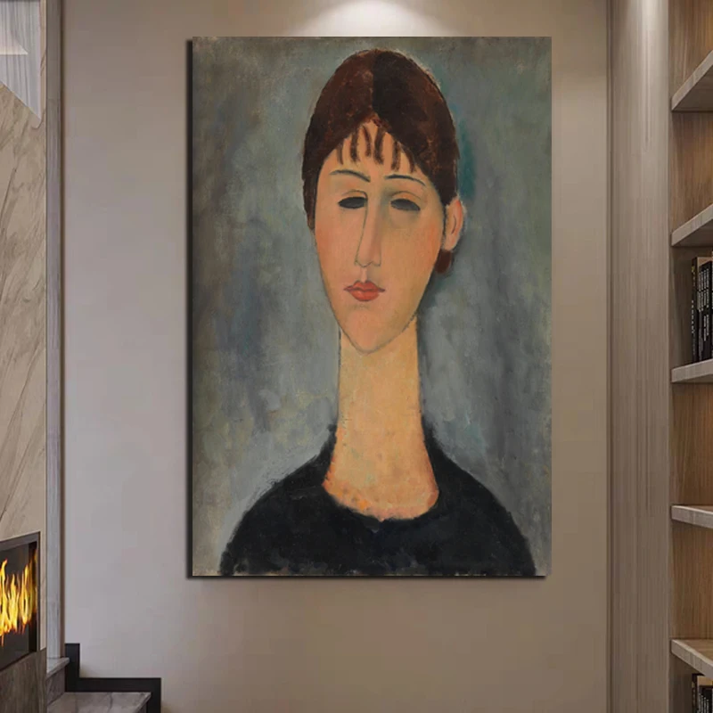 Amedeo Modigliani Geriausias Drobė, Tapyba Spausdinti Kambarį Namo Apdaila Meno Kūrinius, Šiuolaikines Sienos Meno Aliejaus Tapybai Plakatai Nuotraukas