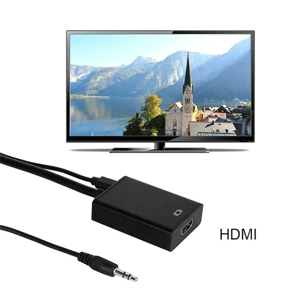2020 Nauja VGA Į HDMI Konverteris 1080P Hd Adapterį Su Garso Kabelis Prijungti Ir Leisti 