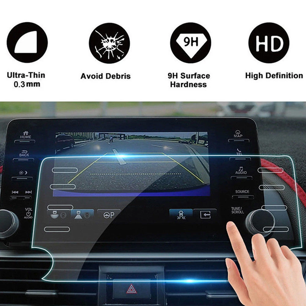 8 Colių Automobilinis DVD Navigacijos Grūdintas Stiklas Screen Protector, Tinka Honda Accord 2018 Ekrano Plėvelės GPS Apsauginis Lipdukas Naujas