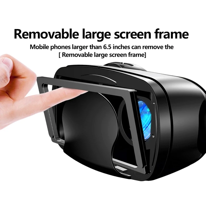 VRG Pro 3D VR Virtualios Realybės Akiniai Visiškai Sn Vaizdo Plataus Kampo VR Akiniai nuo 5 iki 7 Colių Smartfon, Akiniai Prietaisai