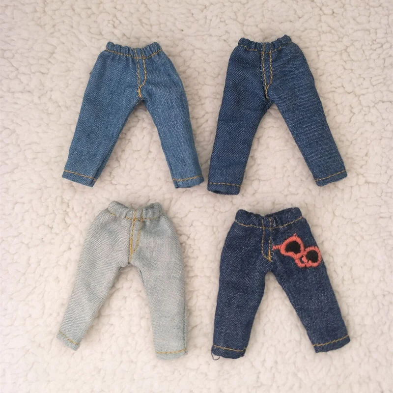 Ob11 kūdikių drabužiai obitsu11 kelnės, džinsai, ilgi šortai atsitiktinis kelnės už TGS molio lėlė 1 / 12bjd drabužiai, Lėlės priedai