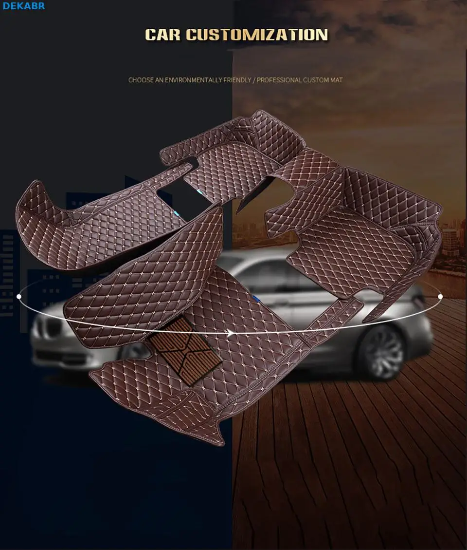 Dekabrmat odos automobilio grindų kilimėliai Hyundai Tucson 2005-2013 m. m. 2016 m. 2017 2020 Užsakymą pėdų Pagalvėlės automobilių kilimų dangtis