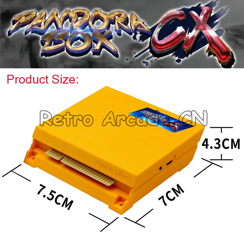 Gamepad rinkinys Pandora Box CX Jamma Versija 2800 1 Valdybos Arcade PCB 3D paramos 3P 4P žaidimai ir HDMI audio aux audio išėjimas