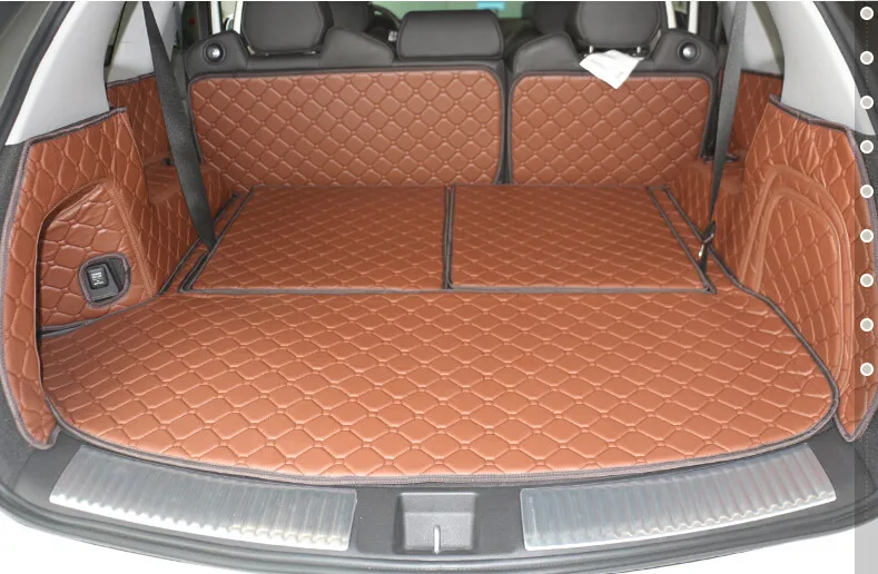 Aukštos kokybės kilimėliai Specialių automobilių kamieno kilimėliai Acura MDX 7 sėdimos vietos 2017-2013 vandeniui įkrovos kilimai linijinių krovinių kilimėlis MDX 2016