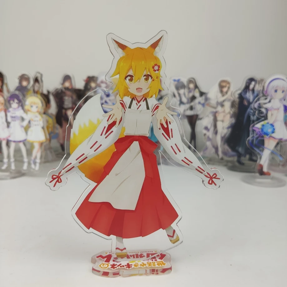 Anime Naudinga Fox Senko-san Sewayaki Kitsune nr. Senko-san Senko Cosplay dvipusės Akrilo Stovi Paveikslas Modelis Plokštė NAUJA